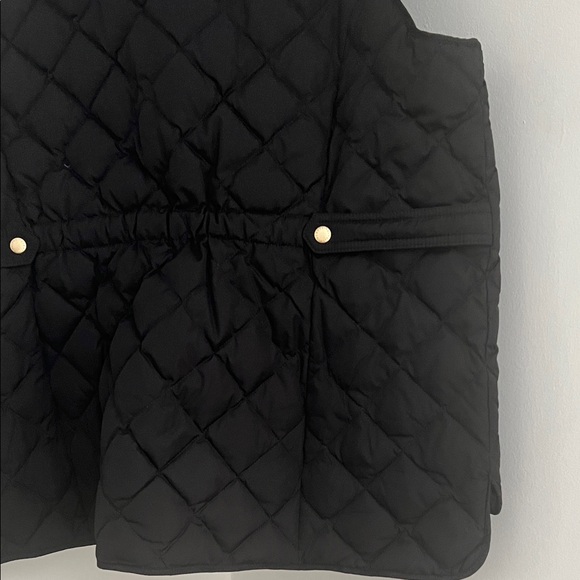 Talbots Black Vest with Gold Accents - Picture 8 of 12